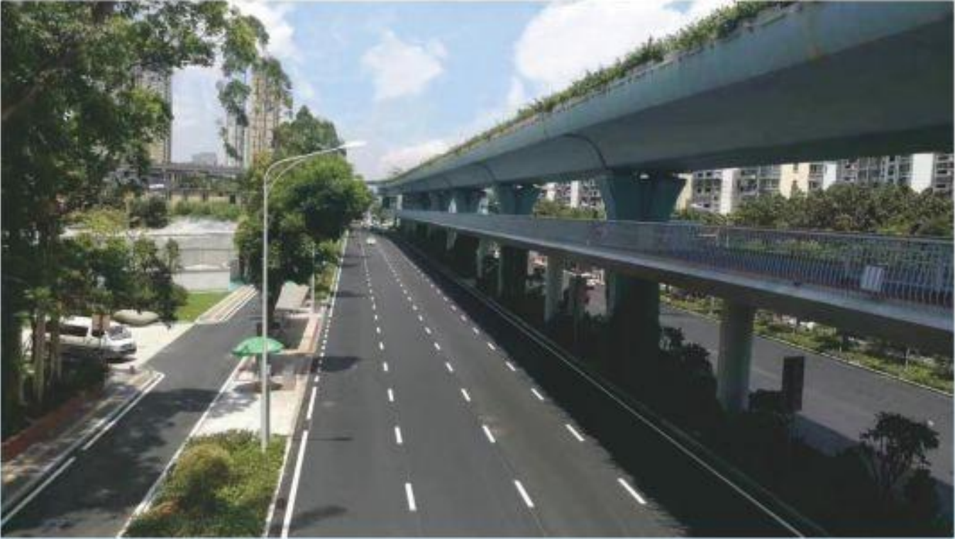 沥青摊铺效果图